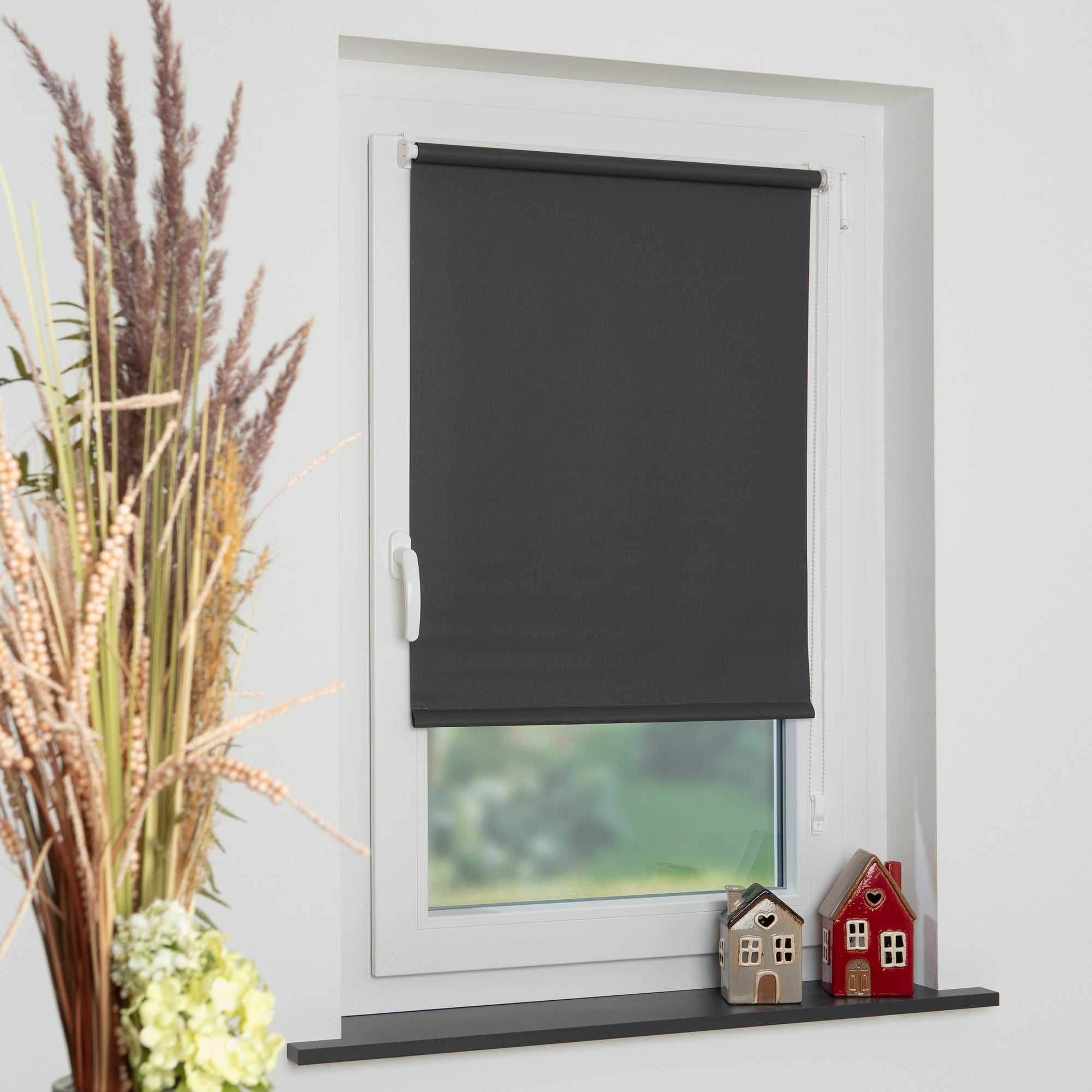 ourdeco® Klemmfix-Rollo | lichtdurchlässig | ohne Bohren | verschiedene Farben und Größen