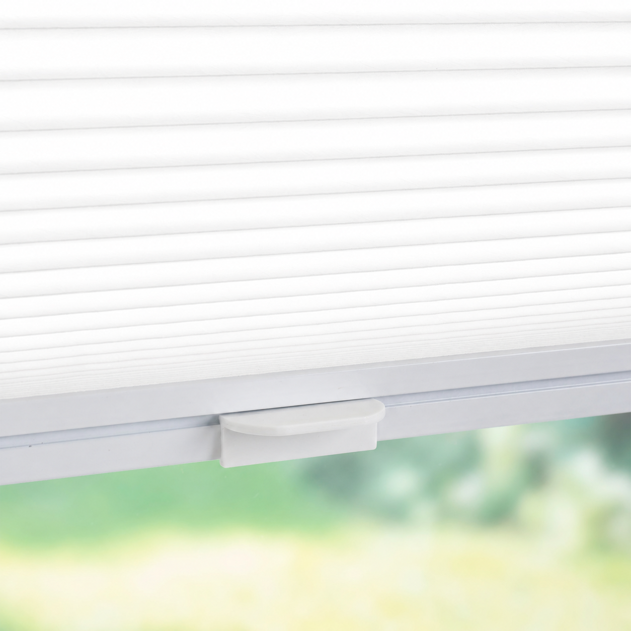 ourdeco® Klemmfix-Plissee | lichtdurchlässig | Montage ohne/mit Bohren | verschiedene Größen | weiß, grau