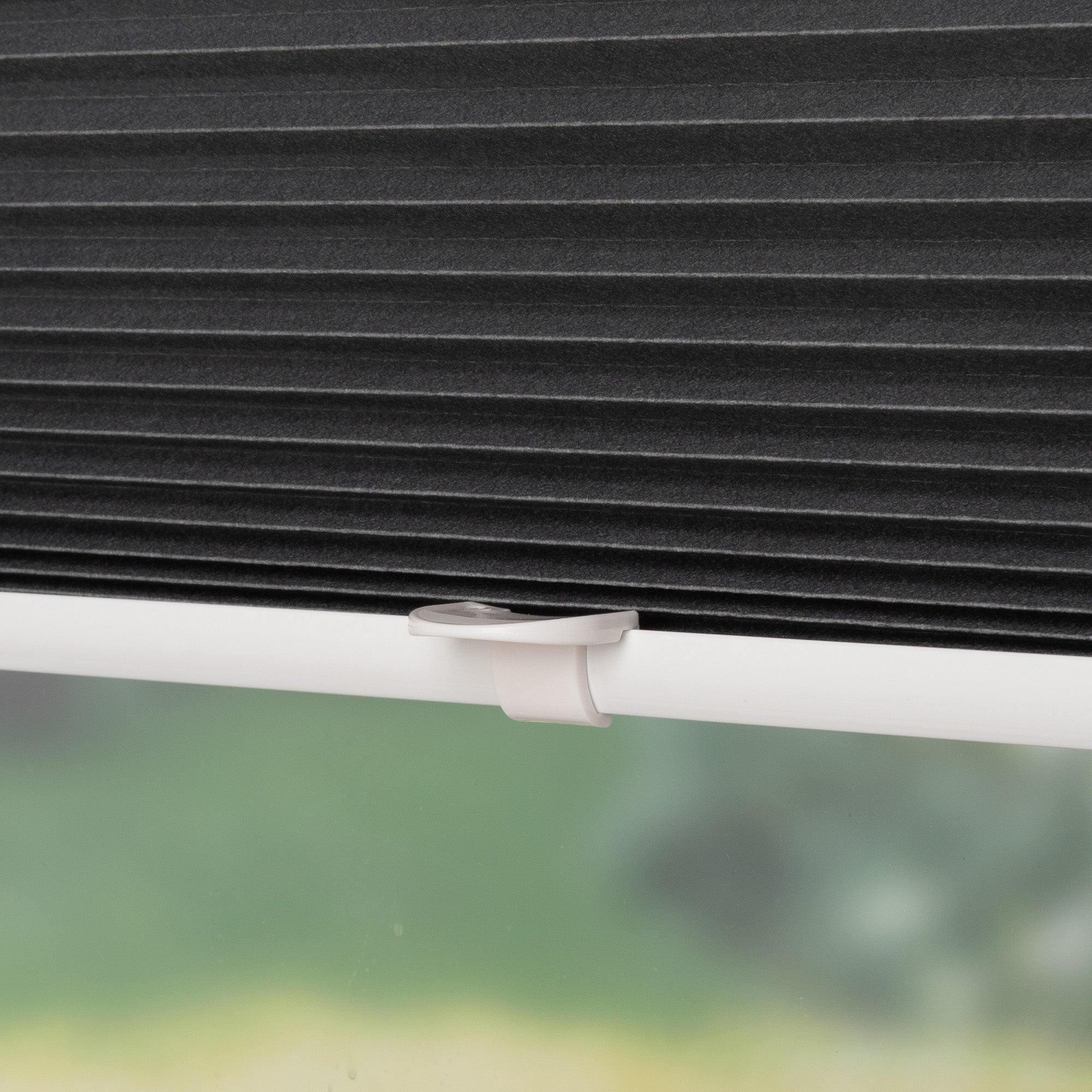 ourdeco® Klemmfix-Plissee Easy | ohne Bohren | weiß, beige, grau