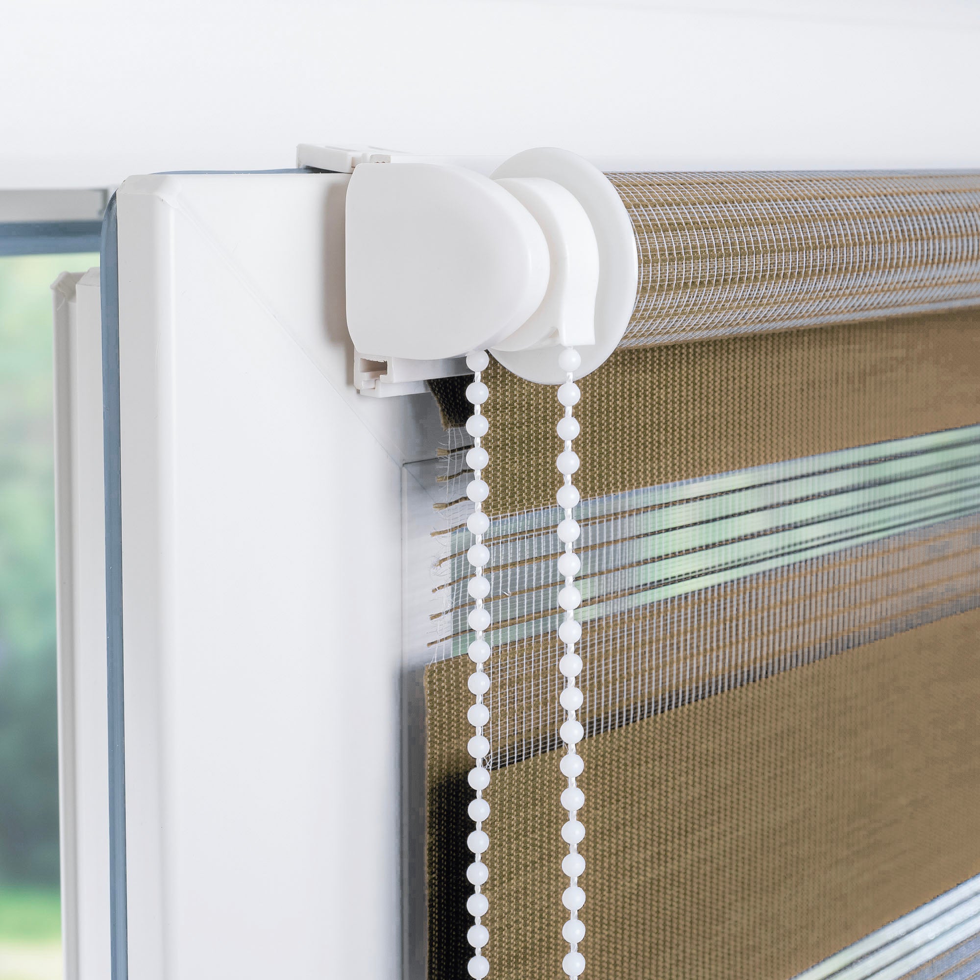 GARDINIA Doppelrollo Easyfix - Klemmträgermontage ohne Bohren, verschiedene Farben