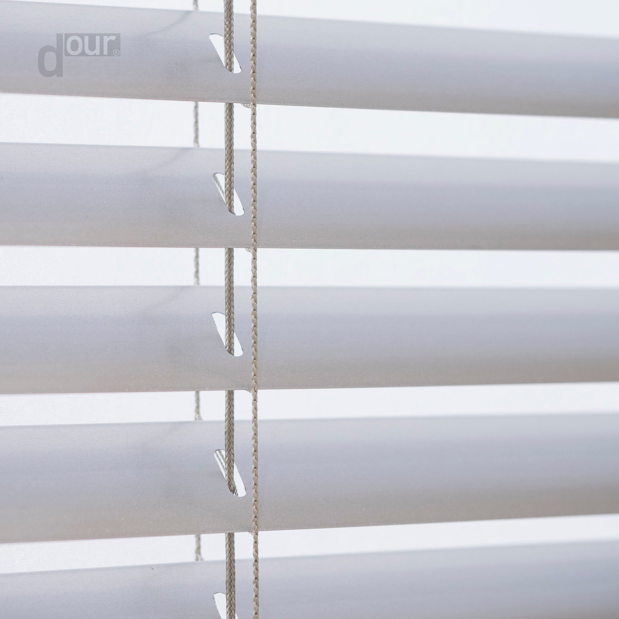 ourdeco® Aluminium-Jalousie, 130 cm Länge viele Farben und Breiten, Montage an Wand oder Decke