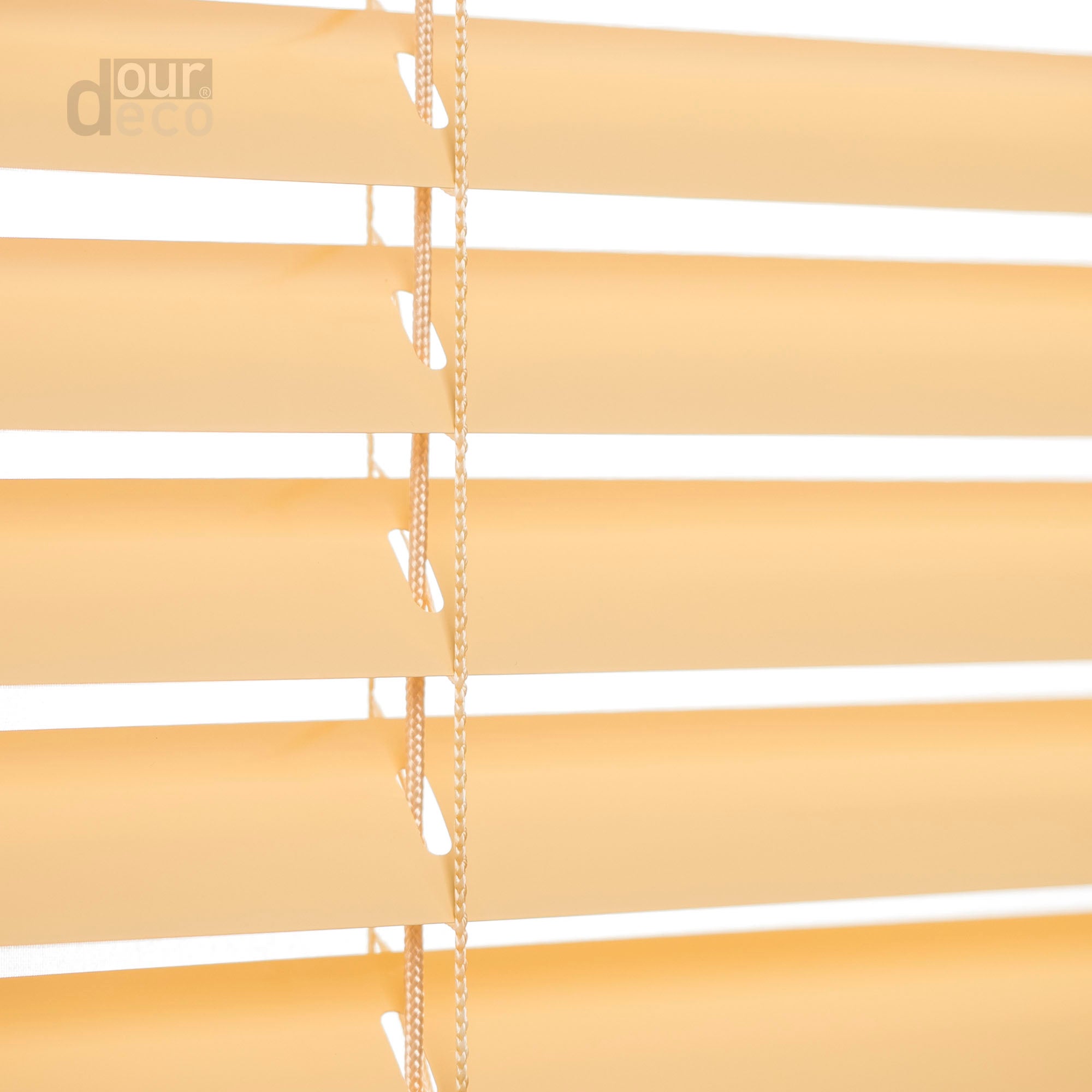 ourdeco® Aluminium-Jalousie, 130 cm Länge viele Farben und Breiten, Montage an Wand oder Decke