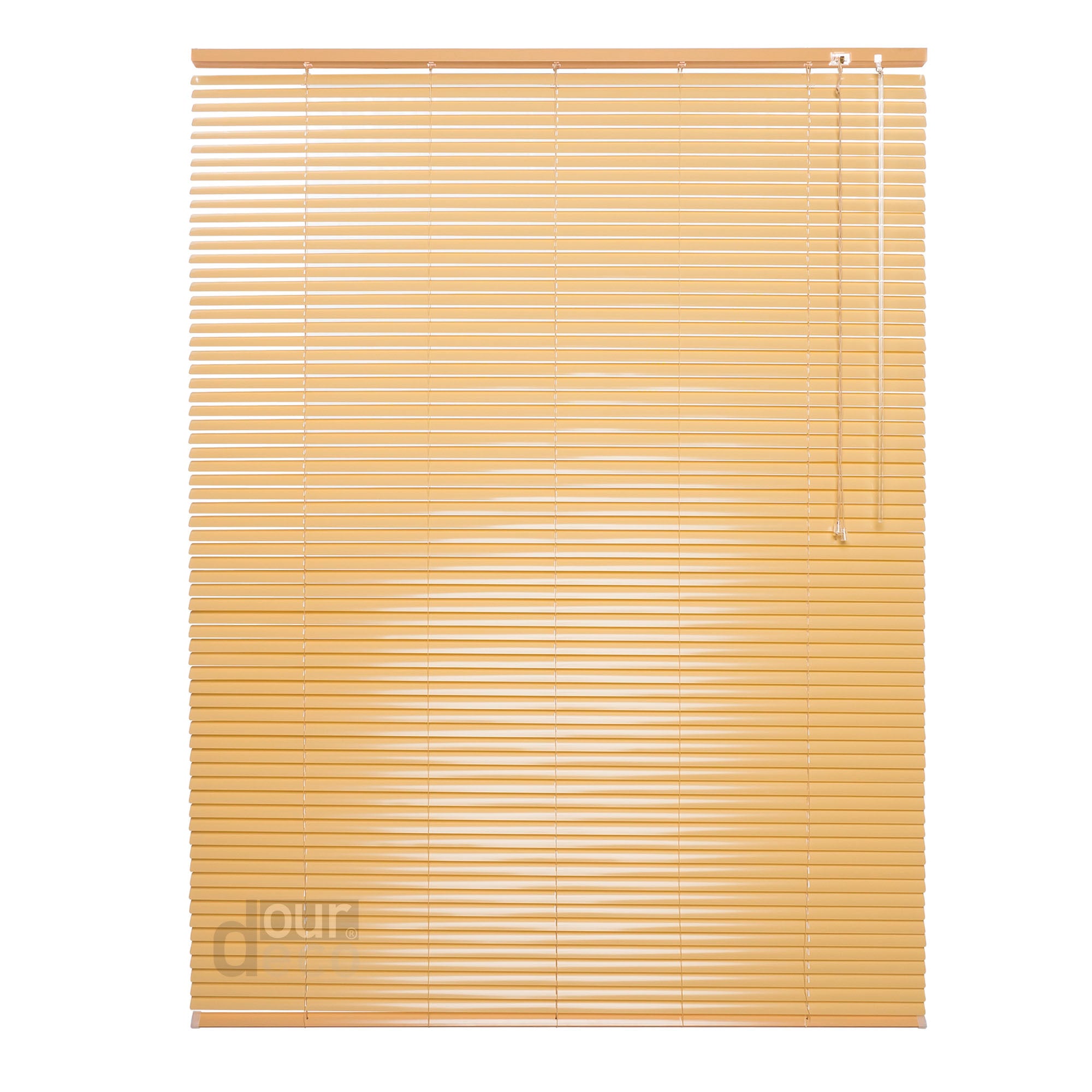 ourdeco® Aluminium-Jalousie, 130 cm Länge viele Farben und Breiten, Montage an Wand oder Decke