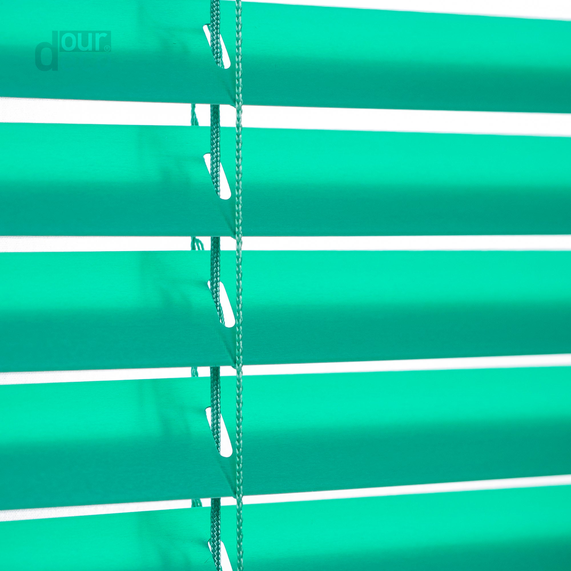 ourdeco® Aluminium-Jalousie, 130 cm Länge viele Farben und Breiten, Montage an Wand oder Decke