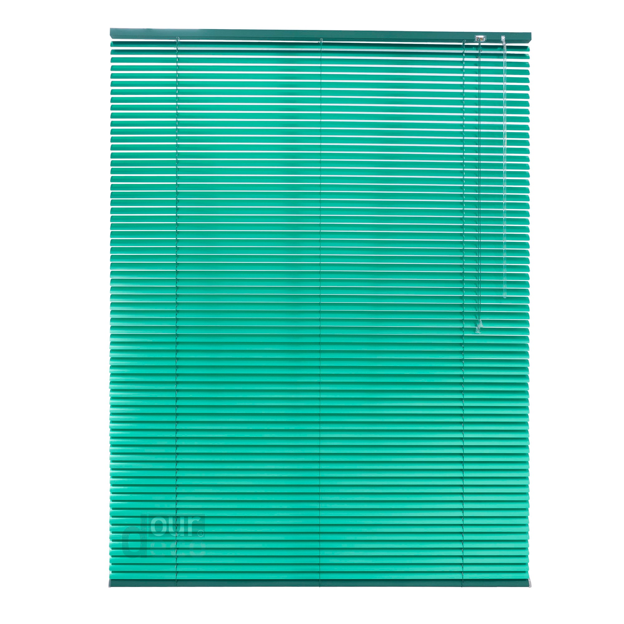 ourdeco® Aluminium-Jalousie, 130 cm Länge viele Farben und Breiten, Montage an Wand oder Decke