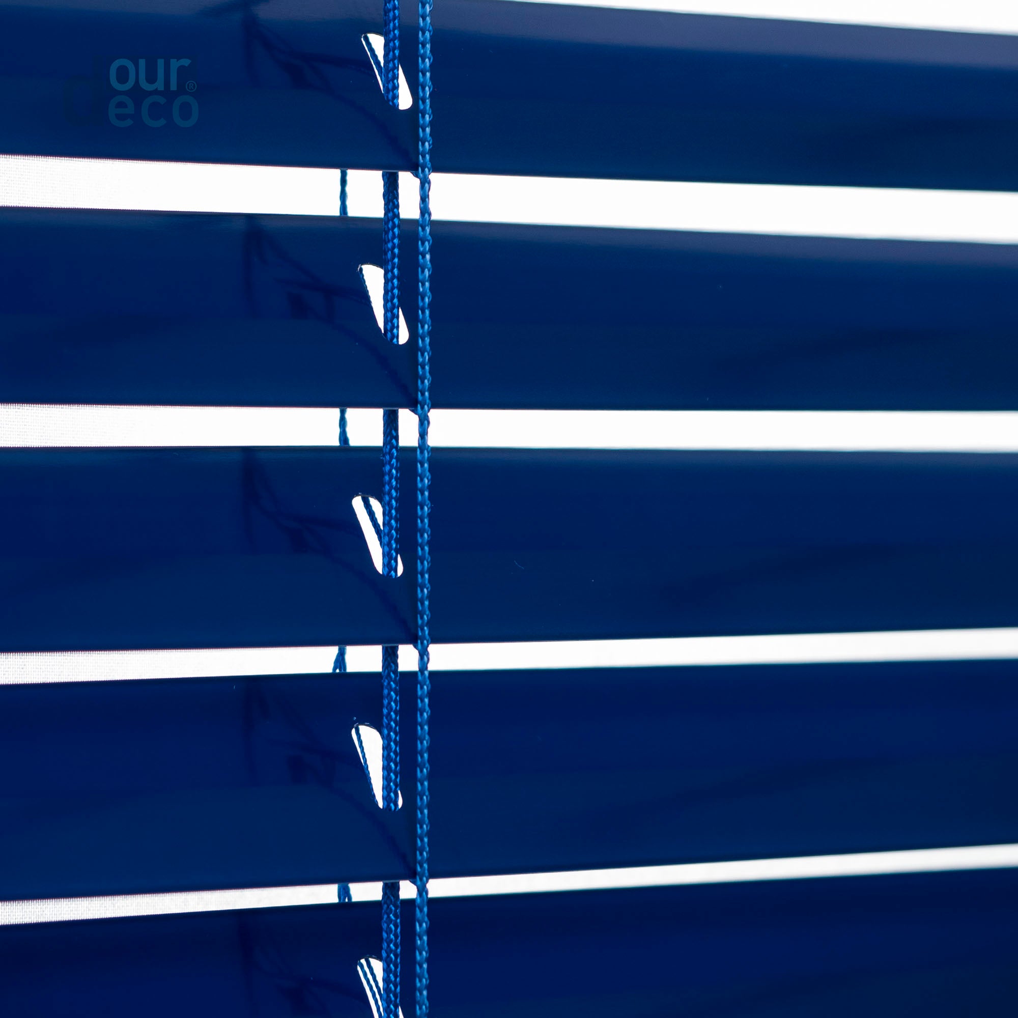 ourdeco® Aluminium-Jalousie, 130 cm Länge viele Farben und Breiten, Montage an Wand oder Decke