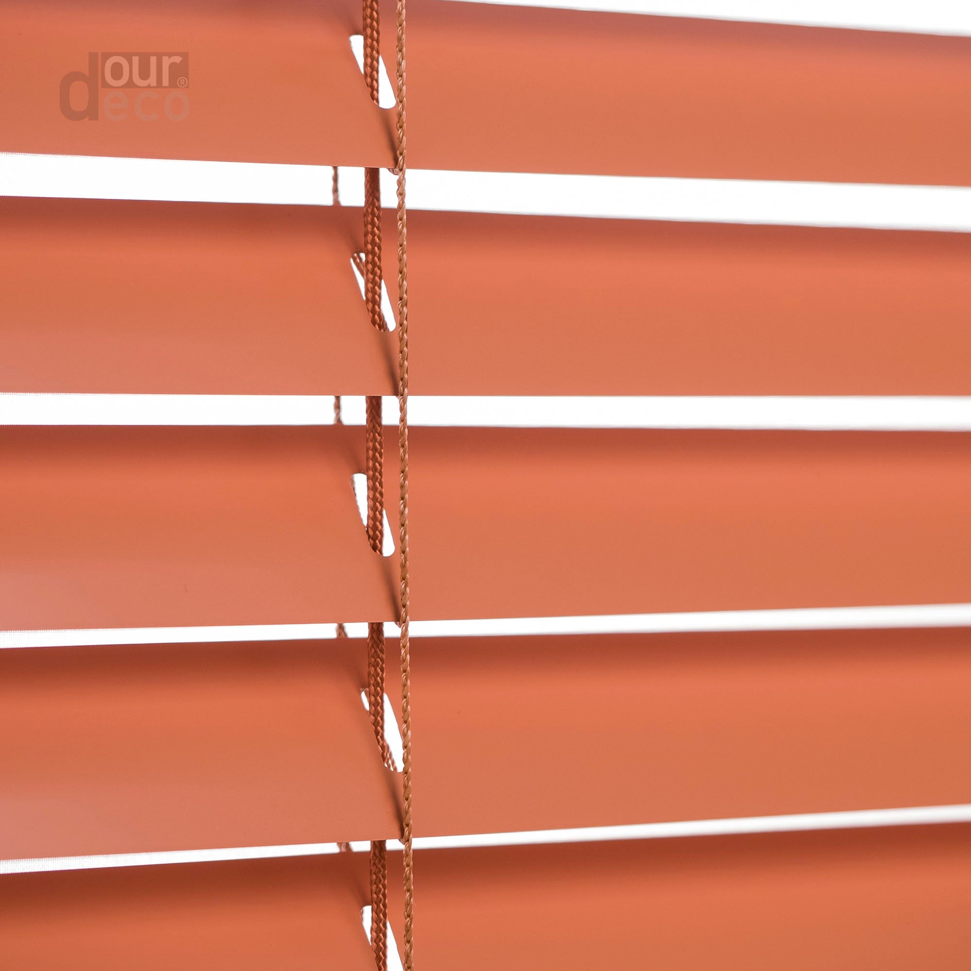 ourdeco® Aluminium-Jalousie, 130 cm Länge viele Farben und Breiten, Montage an Wand oder Decke