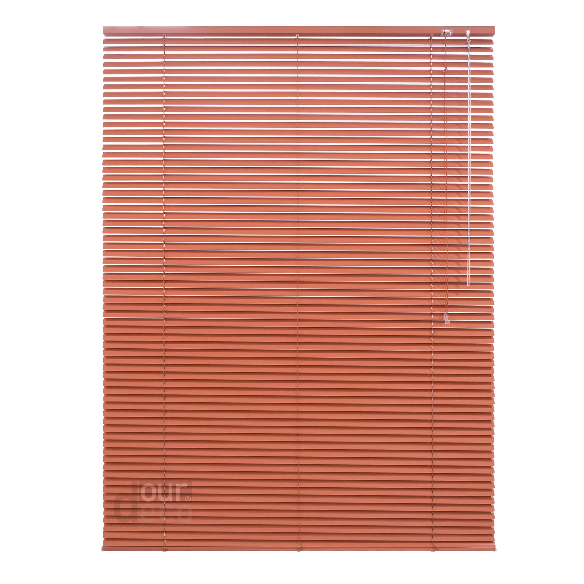 ourdeco® Aluminium-Jalousie, 130 cm Länge viele Farben und Breiten, Montage an Wand oder Decke