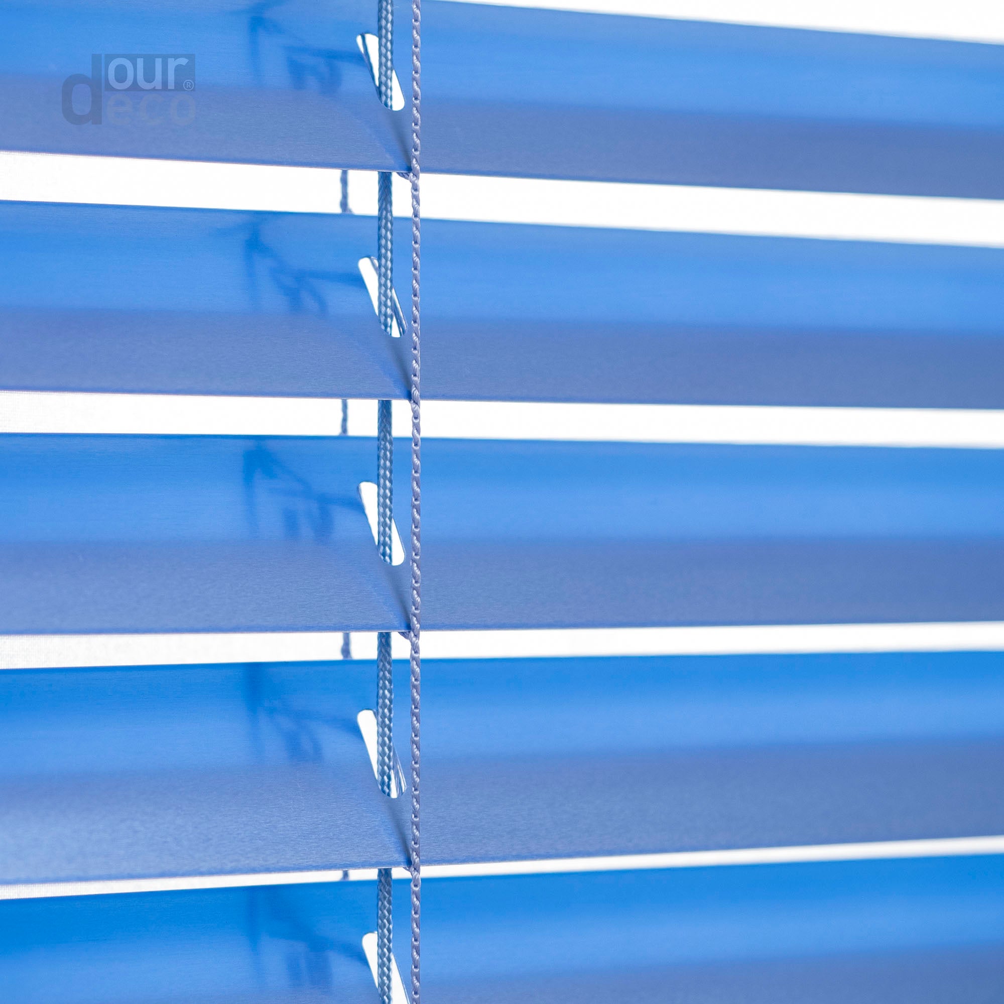 ourdeco® Aluminium-Jalousie, 130 cm Länge viele Farben und Breiten, Montage an Wand oder Decke