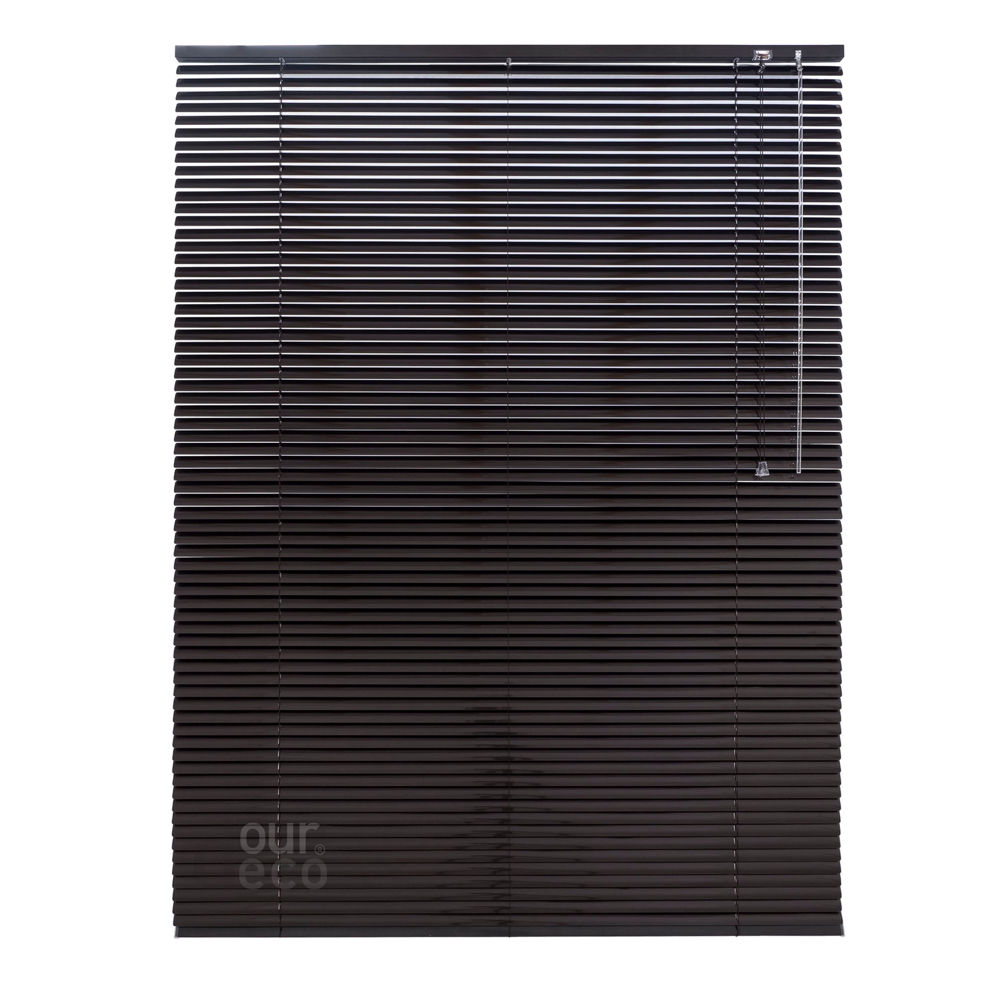 ourdeco® Aluminium-Jalousie, 220 cm Länge - speziell für Türen, viele Farben und Breiten, Montage an Wand oder Decke
