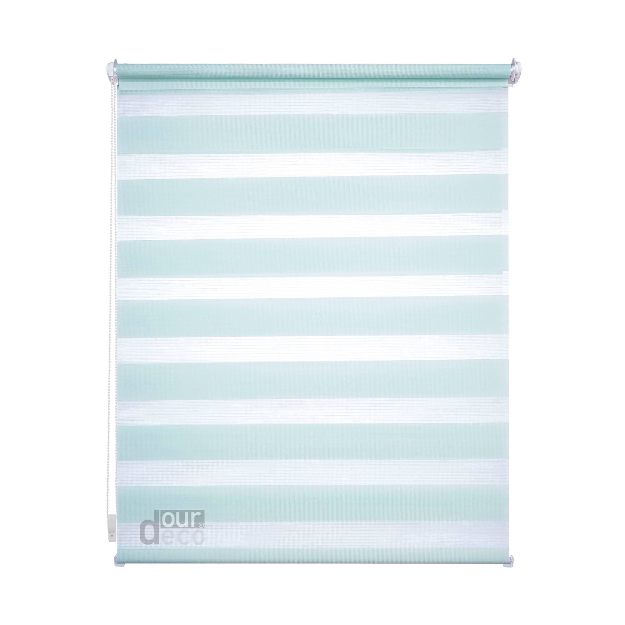 ourdeco® Doppel-Rollo Uni, Duo-Rollo, lichtdurchlässig, blickdicht, Montage ohne Bohren, viele Farben und Größen