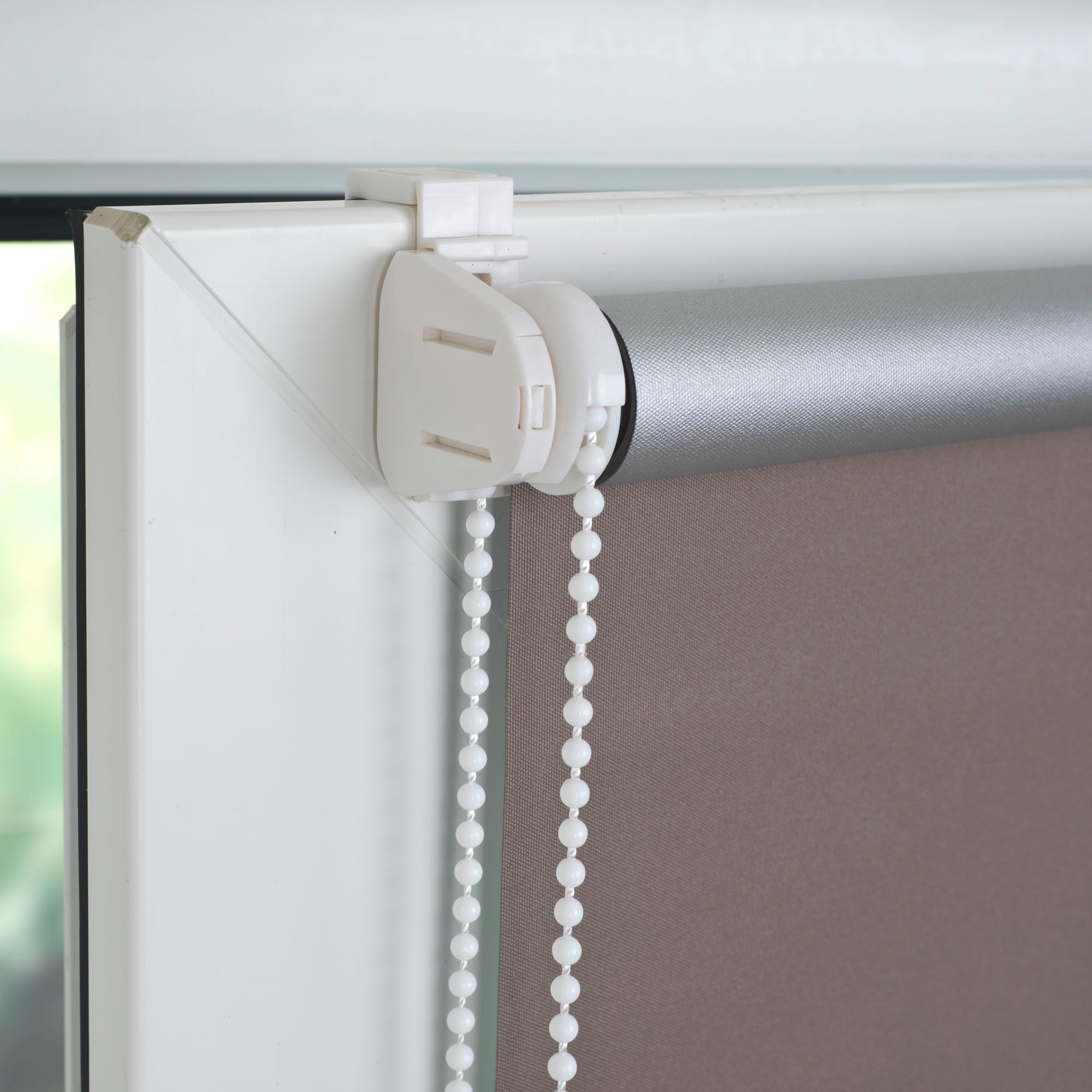 ourdeco® Klemmfix-Rollo | verdunkelnd | Thermo-Beschichtung | ohne Bohren | verschiedene Farben und Größen