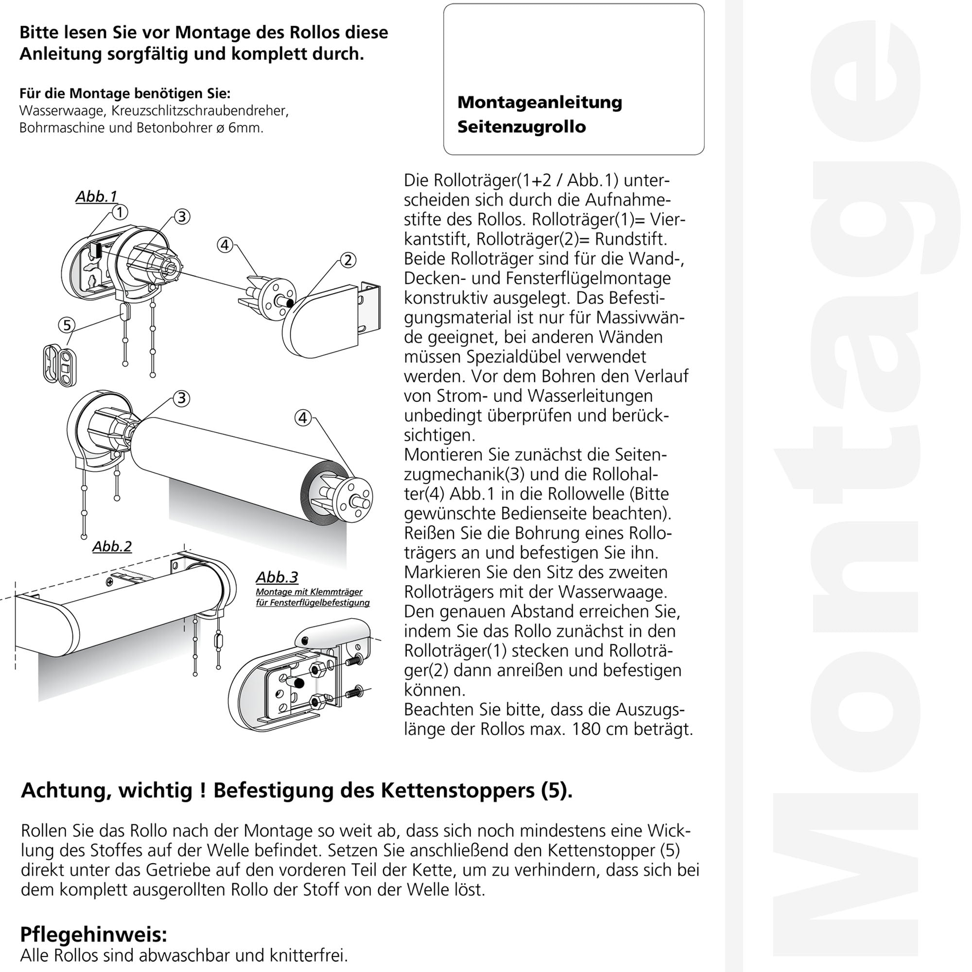 ourdeco® Seitenzugrollo Dekor | lichtdurchlässig | Druck Blätter , Ranke weiß/taupe, Ornament Ivory & Graphite