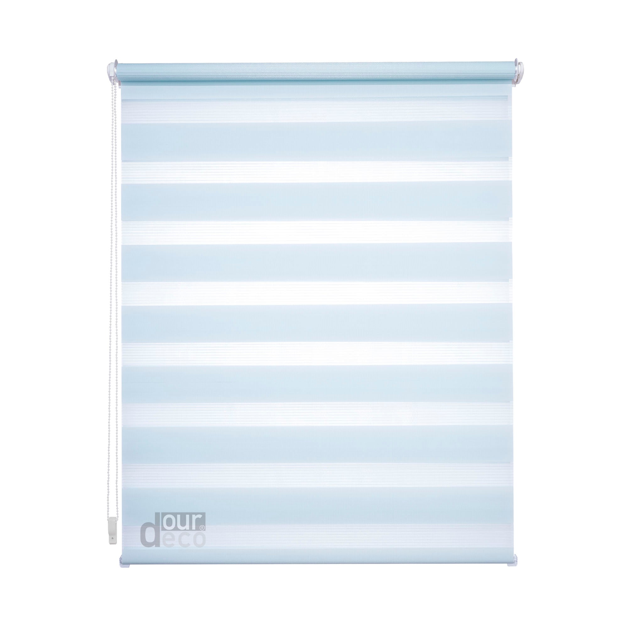 ourdeco® Doppel-Rollo Uni, Duo-Rollo, lichtdurchlässig, blickdicht, Montage ohne Bohren, viele Farben und Größen